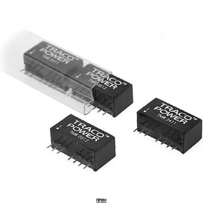 TMR 2410, Преобразователь DC/DC на печатную плату вход 24В выход 3.3В 0.5A 2Вт 7-Pin SIP