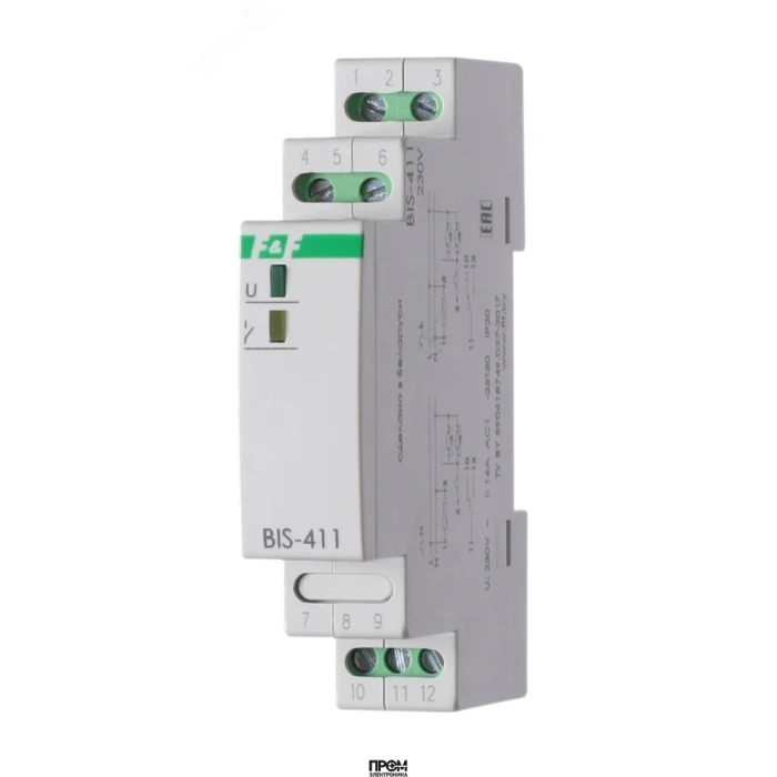 Реле импульсное BIS-411 EA01.005.001, Реле контроля