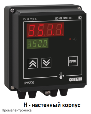 ТРМ200-Н - измеритель двухканальный с интерфейсом RS-485
