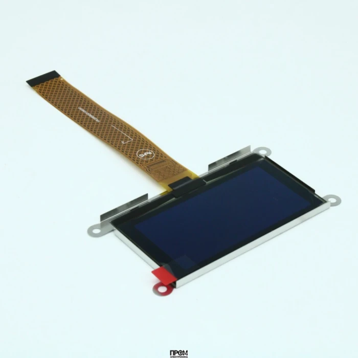 WEF012864QLPP3N00000, OLED 2.7" графический с рамкой, 128x64, желтый, -40...+80 С