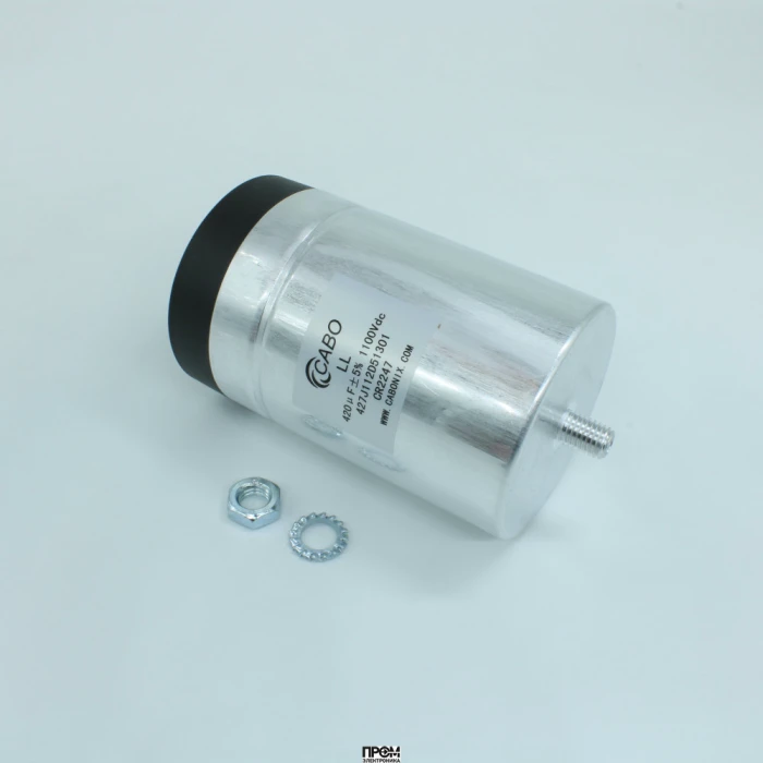 427J112D51301, Силовой плёночный конденсатор для DC цепей 420uF± 5%, 1100V, 70A, 100 000ч, размер 85*135мм