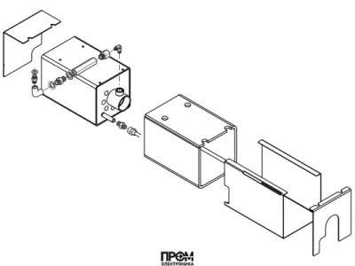 Бачок подогревателя Ecoflam в сборе