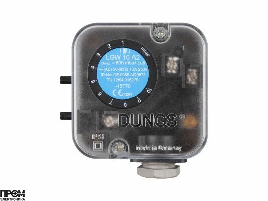 Реле давления Dungs LGW 10 A2 клеммное соединение
