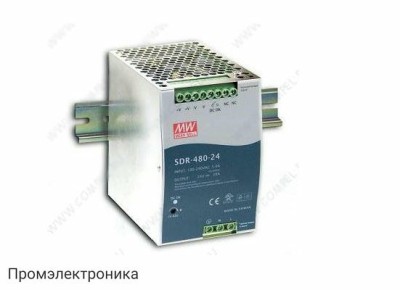 SDR-480-48 - блок питания AC-DC на DIN-рейку 480Вт
