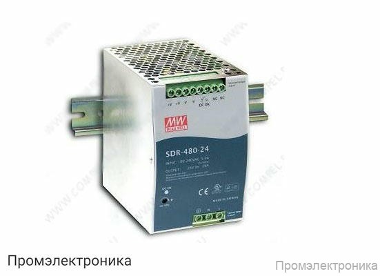 SDR-480-48 - блок питания AC-DC на DIN-рейку 480Вт
