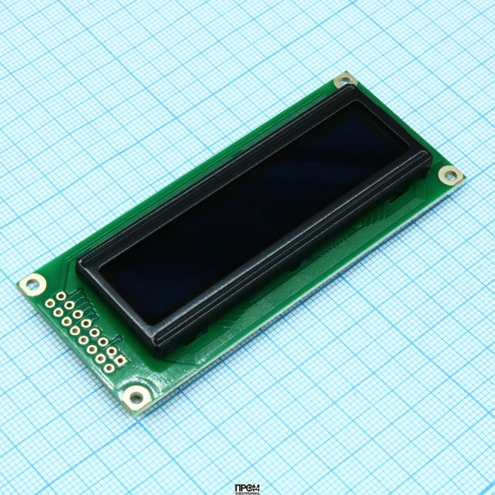 WEG010016CGPP5N00100, OLED 2,4" графический, 100х16, зеленый, 8-битный паралл. интерфейс 6800, контроллер WS0010TX, VDD = 5В, -40...+80С