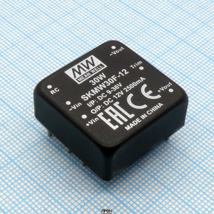 SKMW30F-12, Преобразователь DC/DC, на печатную плату, 30 Вт