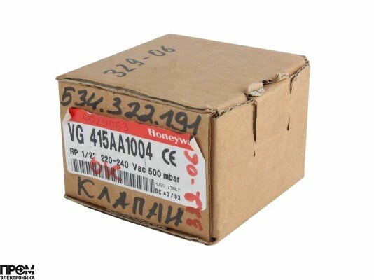 Газовый электромагнитный клапан Honeywell VG415AA1004