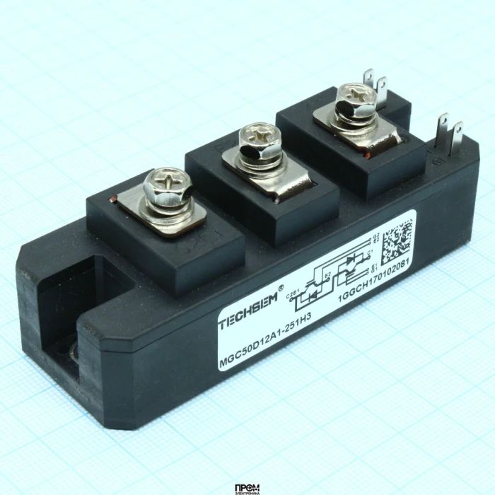 MGC50D12A1-251H3, Полумостовой модуль IGBT 50А 1200В