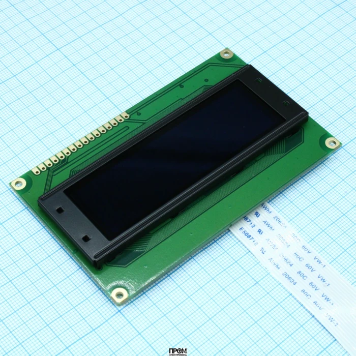 WEG010032BLPP5N00100, OLED 2.44'' графический, 100х32, желтый, 8-битный паралл. интерфейс 6800, VDD = 5 В, -40...+80С