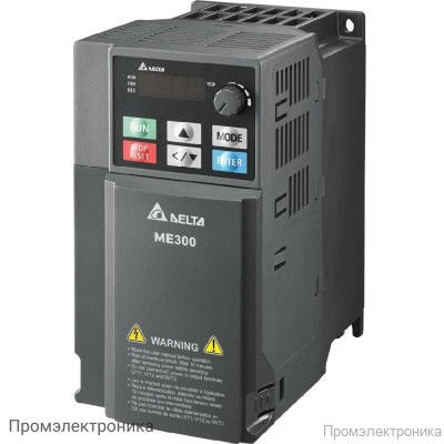 Преобразователи частоты Delta Electronics VFD1A6ME21ANNAA (0.2 кВт 1ф 230В) серии ME300