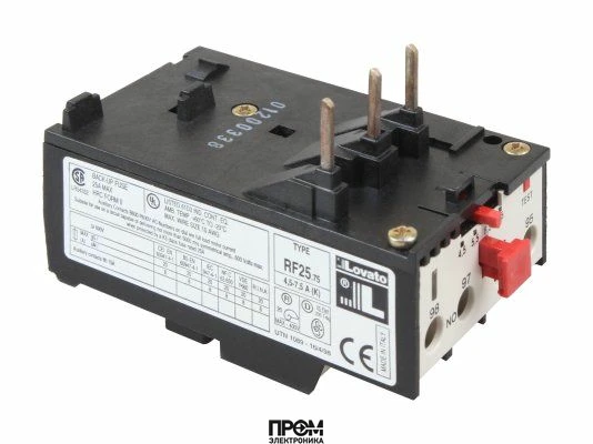 Тепловое реле Elco RF25 75 (4,5 - 7,5 A)