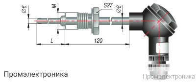 ДТП265 - преобразователь термоэлектрический