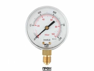 Газовый манометр Fimet MP1-63, 100 мбар