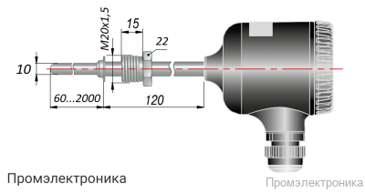 ДТС045М.И - термопреобразователь сопротивления с выходным сигналом 4…20 мА
