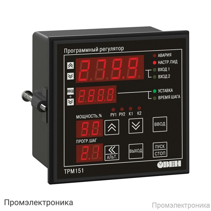 ТРМ151 - универсальный двухканальный программный ПИД-регулятор