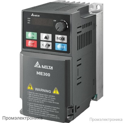 Преобразователи частоты Delta Electronics VFD11AME21ANNAA (2.2 кВт 1ф 230В) серии ME300
