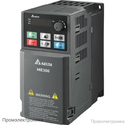 Преобразователи частоты Delta Electronics VFD2A7ME43ANNAA (0.75 кВт 3ф 380В) серии ME300