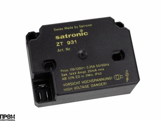 Трансформатор поджига Satronic / Honeywell ZT 931