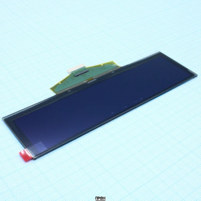 WEX025664DLPP3N00000, OLED 5.5" графический, 256х64, желтый, TAB, интерф. 6800, 8080, SPI, контроллер SSD1322UR1, -40...80 С