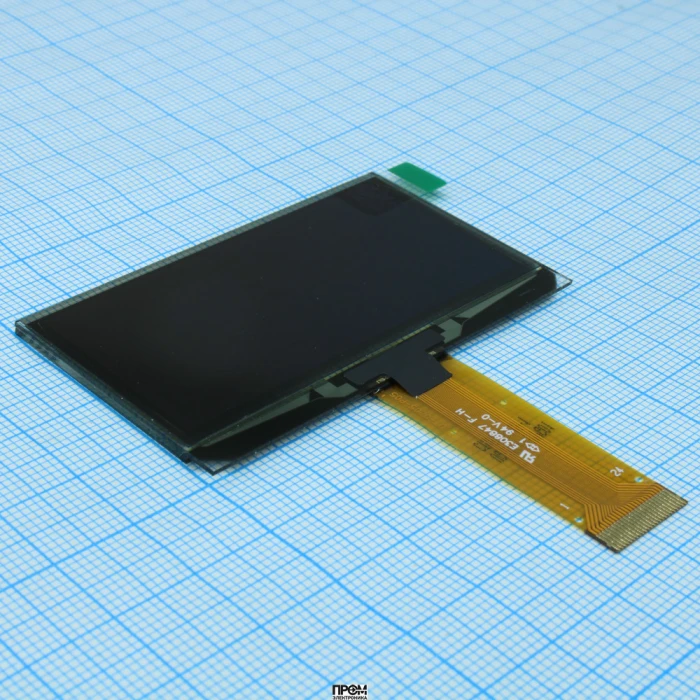 MI12864M1O-Y, OLED 2.42", 128x64, Yellow color, интерфейсы: 8 битный паралл./SPI/I2C, контроллер SSD1309, VDD = 2.4 ... 3.5 В, -40...+70С