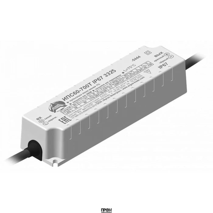 Драйвер ИПС60-700Т IP67 3325