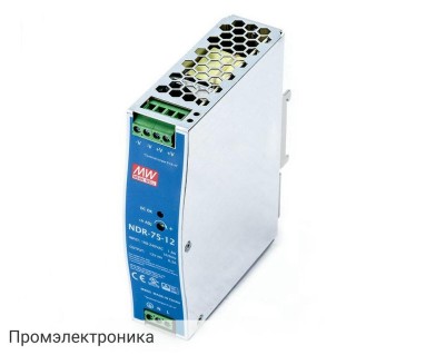 NDR-75-12 - блок питания AC-DC на DIN-рейку 75Вт