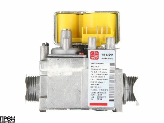 Газовый электромагнитный клапан Sit 848 SIGMA 0063AS4831
