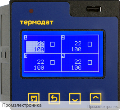 Термодат 17M6-А-F (4УВ/4Р/485/8Gb/F) - измеритель-регистратор