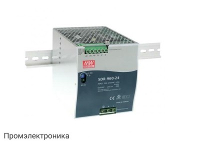 SDR-960-24 - блок питания AC-DC на DIN-рейку 960Вт