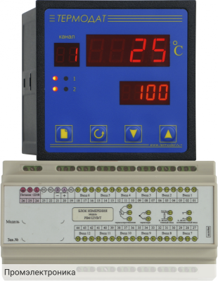 Термодат-22М5 - многоканальный измеритель-сигнализатор температуры