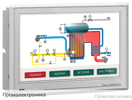 СП315-Р - сенсорная панель оператора