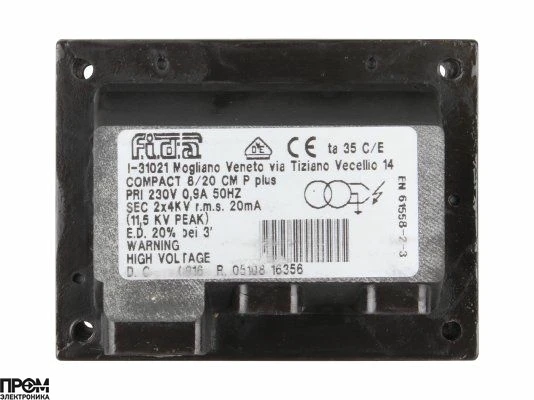 Трансформатор поджига Fida Compact 8/20 CM P Plus
