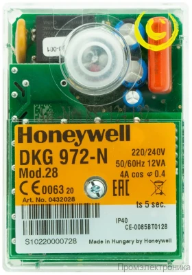 Топочный автомат Honeywell DKG 972-N Mod.28