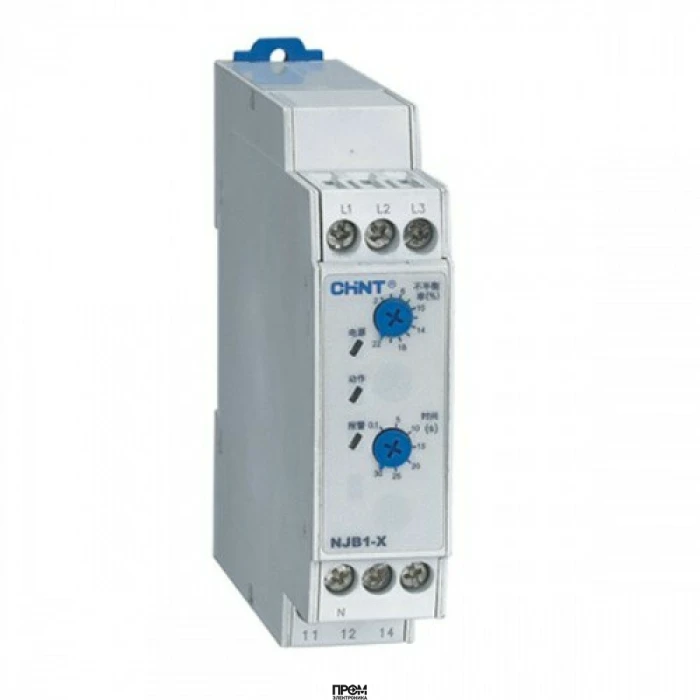 Реле контроля фаз NJB1-X AC 380В 310008, Реле контроля