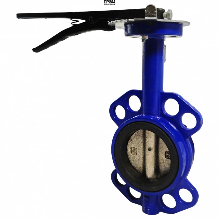 Затвор дисковый поворотный Ду 250 Ру16 межфланцевый диск нержавеющая сталь