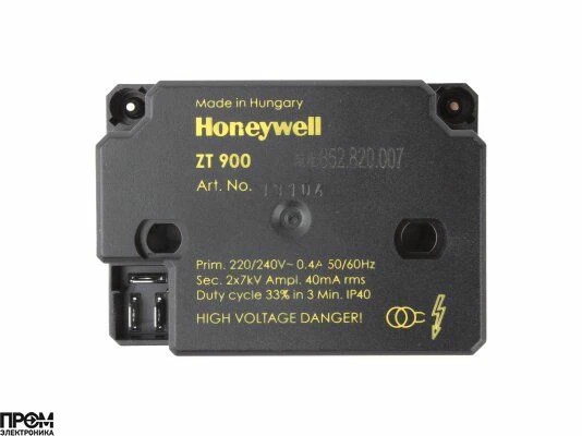 Трансформатор розжига Honeywell ZT 900