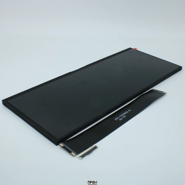 ZW-T123KZH-01+ 200 mm FPC + F05047-50P-U, TFT 12.3", Разрешение: 1920x720, Тип: IPS, Яркость: 1000 кд/м2, Контроллер: N/A, 50 пин., Интерфейс: DUAL-LVDS, Размер модуля, мм: 302.53*123.57*6.51, Рабочая температура, С: -30~+85