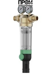 Фильтр тонкой очистки с обратной промывкой DN32 (1 1/4) 100мк на холодную воду ХК F76S-11/4С