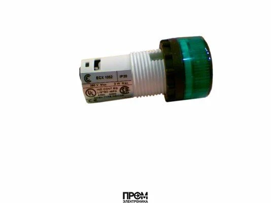 Цоколь лампы индикации зелёный ECX 1052