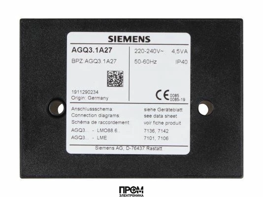 Усилитель сигнала пламени Elco AGQ3.1A27