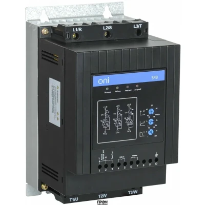 Устройство плавного пуска SFB 3Ф 380В 18кВт 37A Uупр 110-220В Modbus SFB-33-18-A-10, Устройство плавного пуска