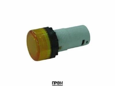 Цоколь лампы индикации жёлтый ECX 1053