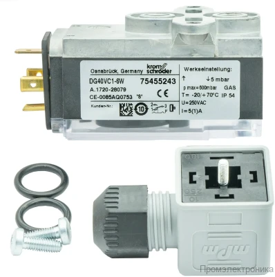Датчик-реле давления газа Kromschroder DG 40VC1-6W /B, 75455243