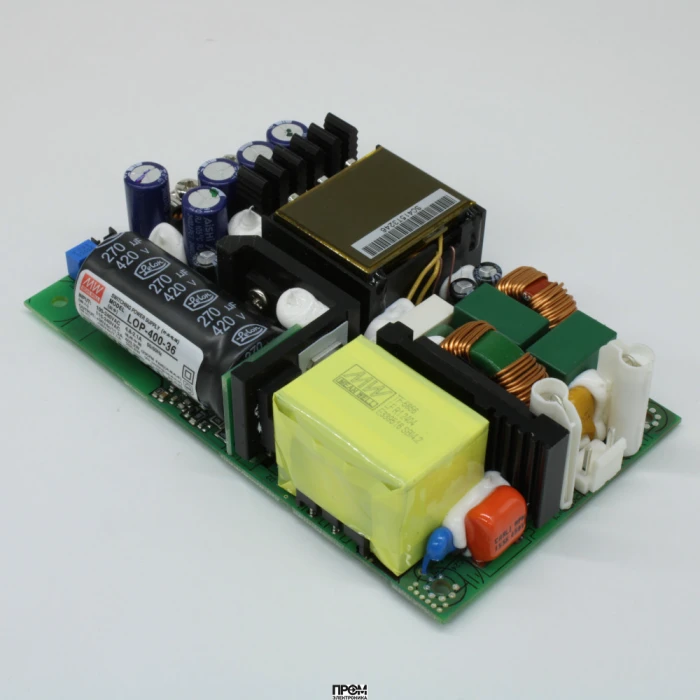 LOP-400-36, Преобразователь АC/DC открытого исполнения 400 Вт выход 36 В/11.2 А