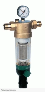 28984.700 - Фильтр Honeywell F76S-1/2"AB (20 мкм): Купите эталон очистки холодной воды от Промэлектроника! Honeywell (Resideo) F76S-1/2"AB фильтр с обратной промывкой, сетка 20 мкм, на холодную воду
