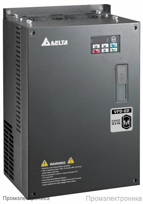 30877.700 - Купить Лифтовые преобразователи частоты Delta Electronics VFD300ED43S (30кВт 3ф 400В) серии VFD-ED Лифтовые преобразователи частоты Delta Electronics VFD300ED43S (30кВт 3ф 400В) серии VFD-ED