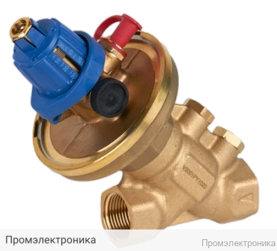 29207.400 - Балансировочные клапаны HONEYWELL автоматические Регулятор перепада давления Kombi-Auto, Ду 20, 50...350 мбар, Q=60-2100 л/ч Honeywell V5001PY1020