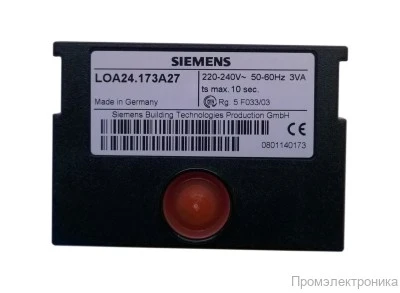 32665.400 - Купить запчасти для горелок промышленных и бытовых | Доставка по РФ | Страница 68 Топочный автомат Siemens LOA24.173A27