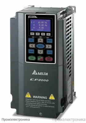 30722.400 - Купить частотные преобразователи Delta Electronics CP2000 | Промэлектроника – Ваш эксперт по приводной технике Преобразователи частоты Delta Electronics VFD015CP43B-21 (1.5кВт 3ф 400В) серии CP2000